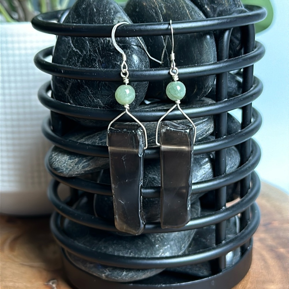 Rustic drop earrings